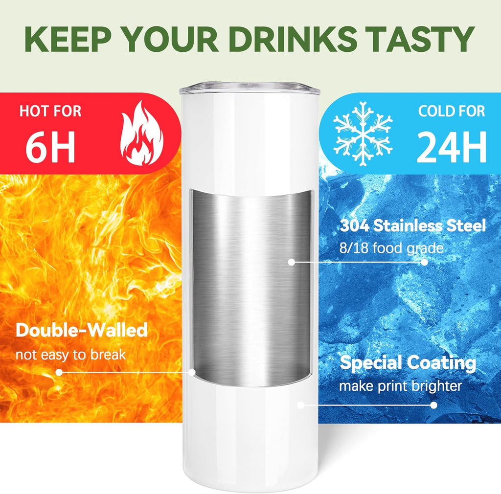 Custom Skinny Tumbler 30oz