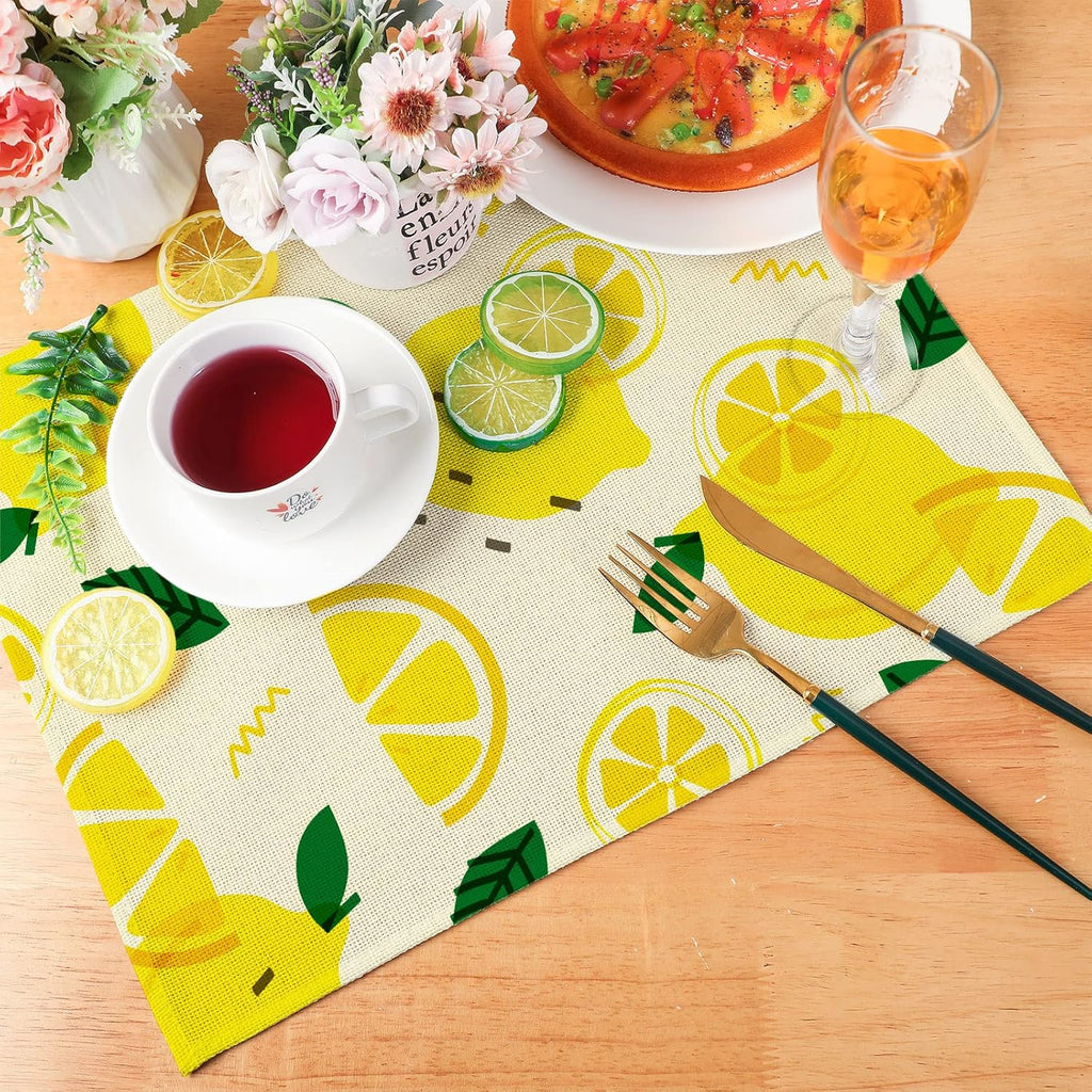 Custom Burlap Placemats (Set of 4)
