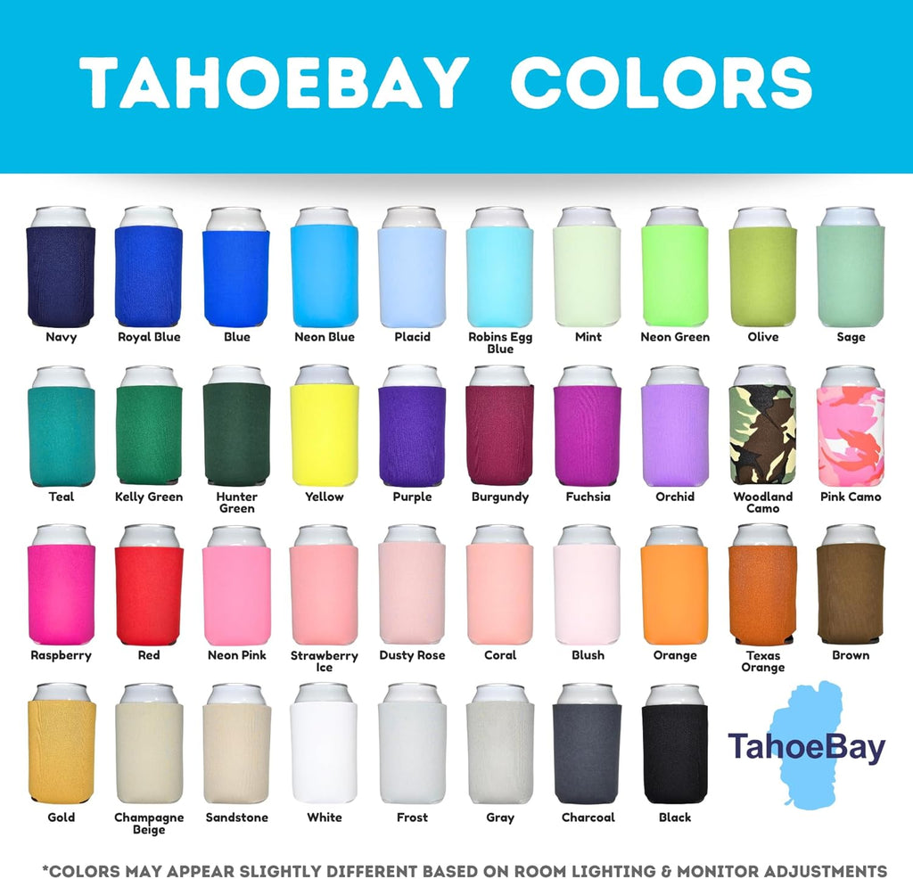 Custom DTF Can Cooler Sleeves (Pack of 10)