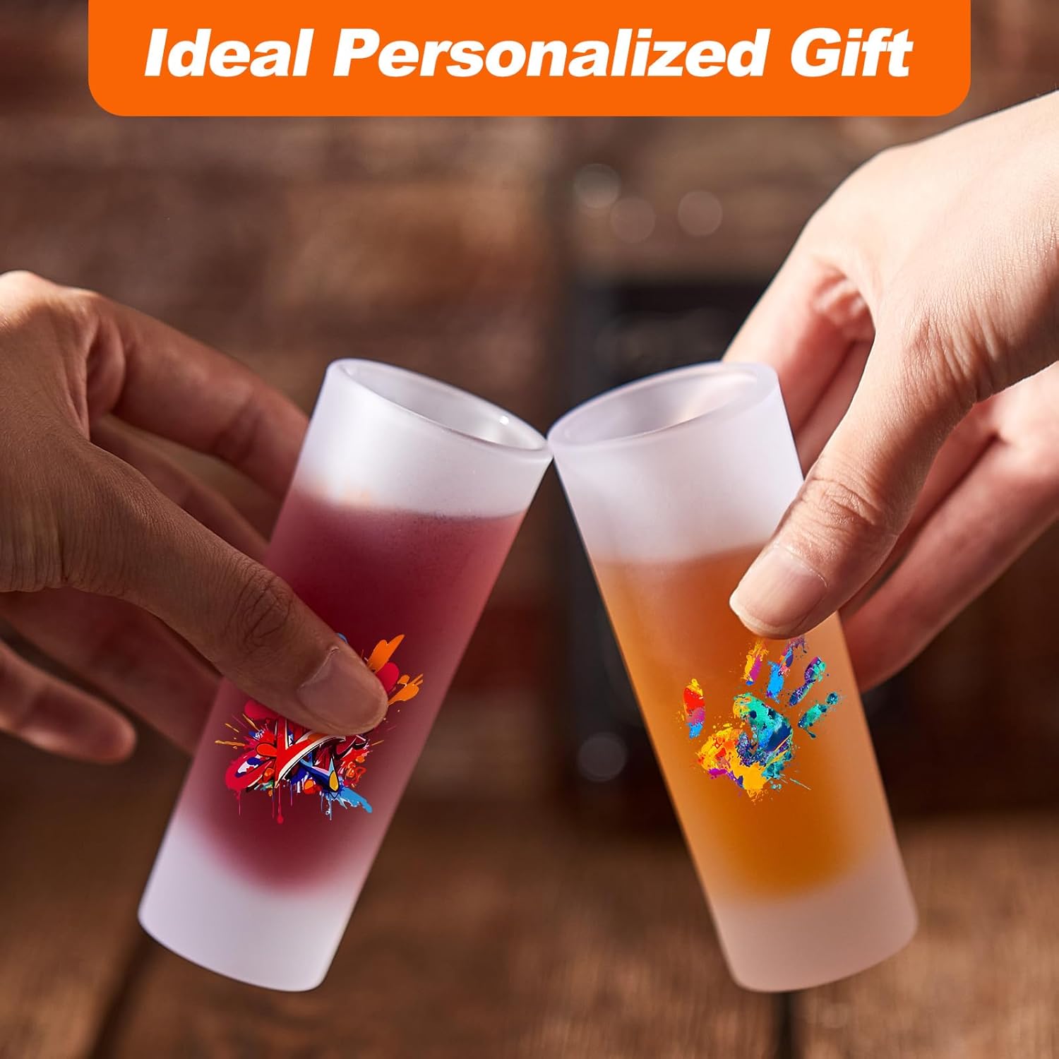 Custom Frosted Shot Glasses (Set of 2)