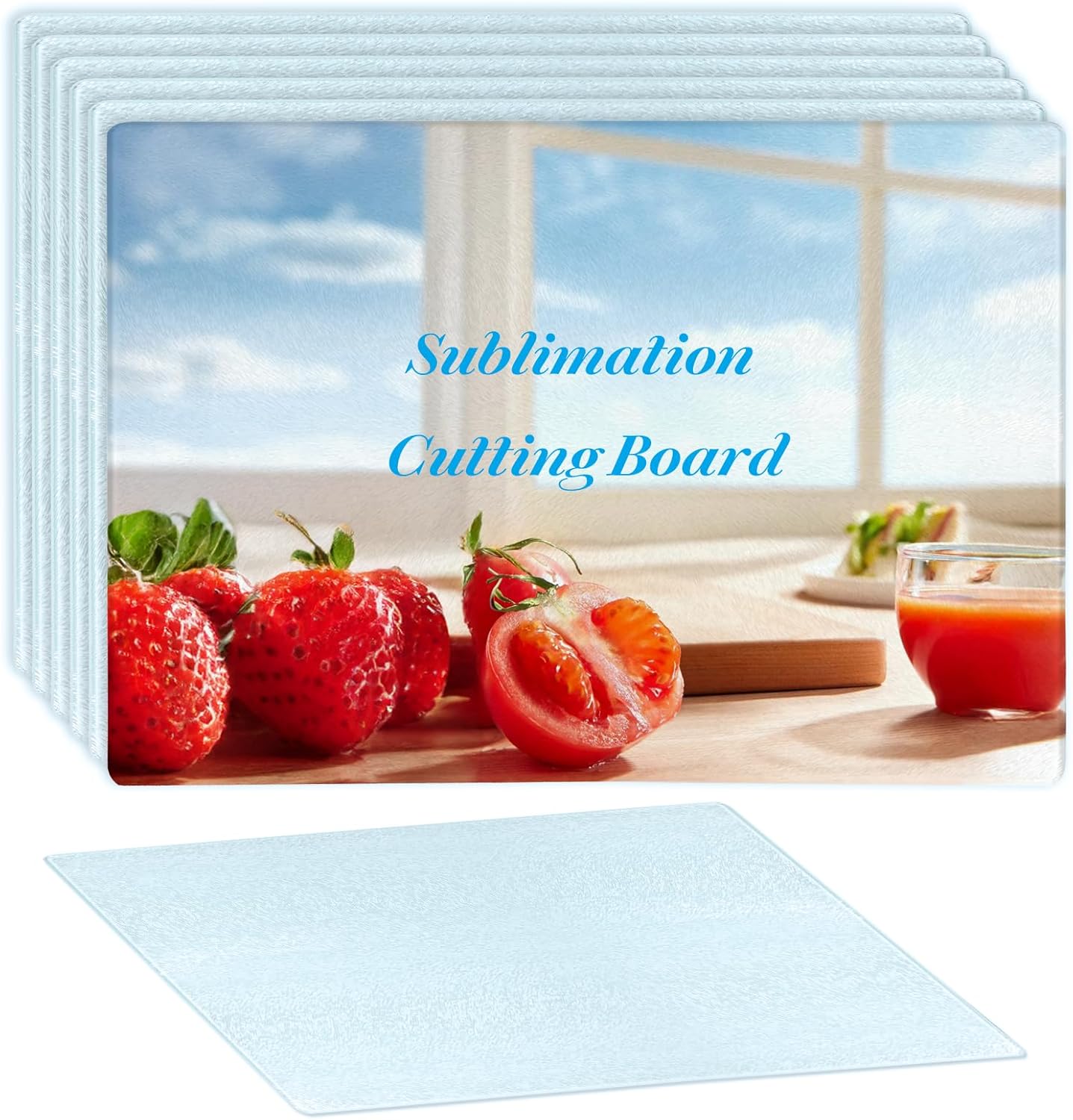 Custom Sublimation Glass Cutting Board
