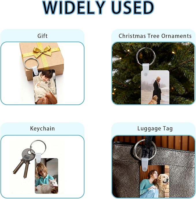 Custom Sublimation Photo Keychain
