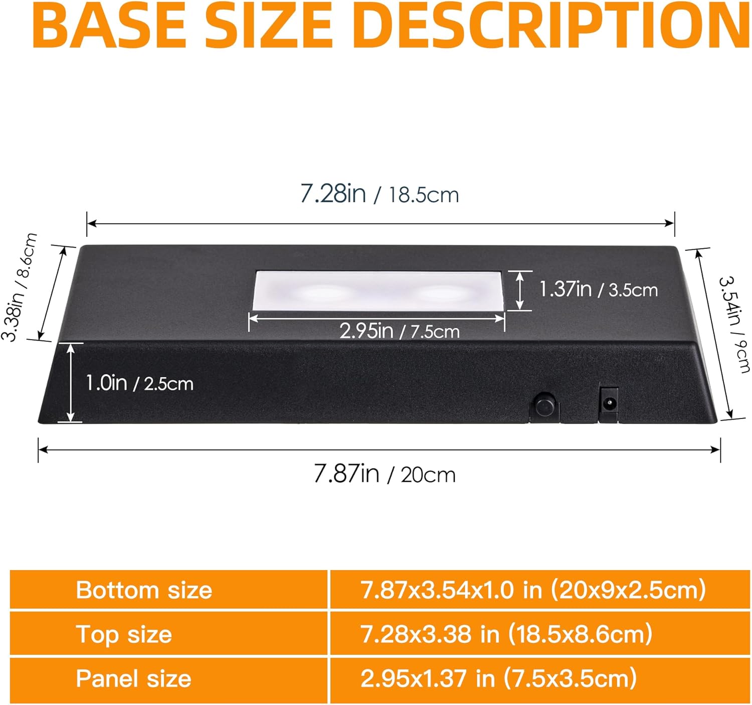 LED Light Base for 3D Crystal Keepsake
