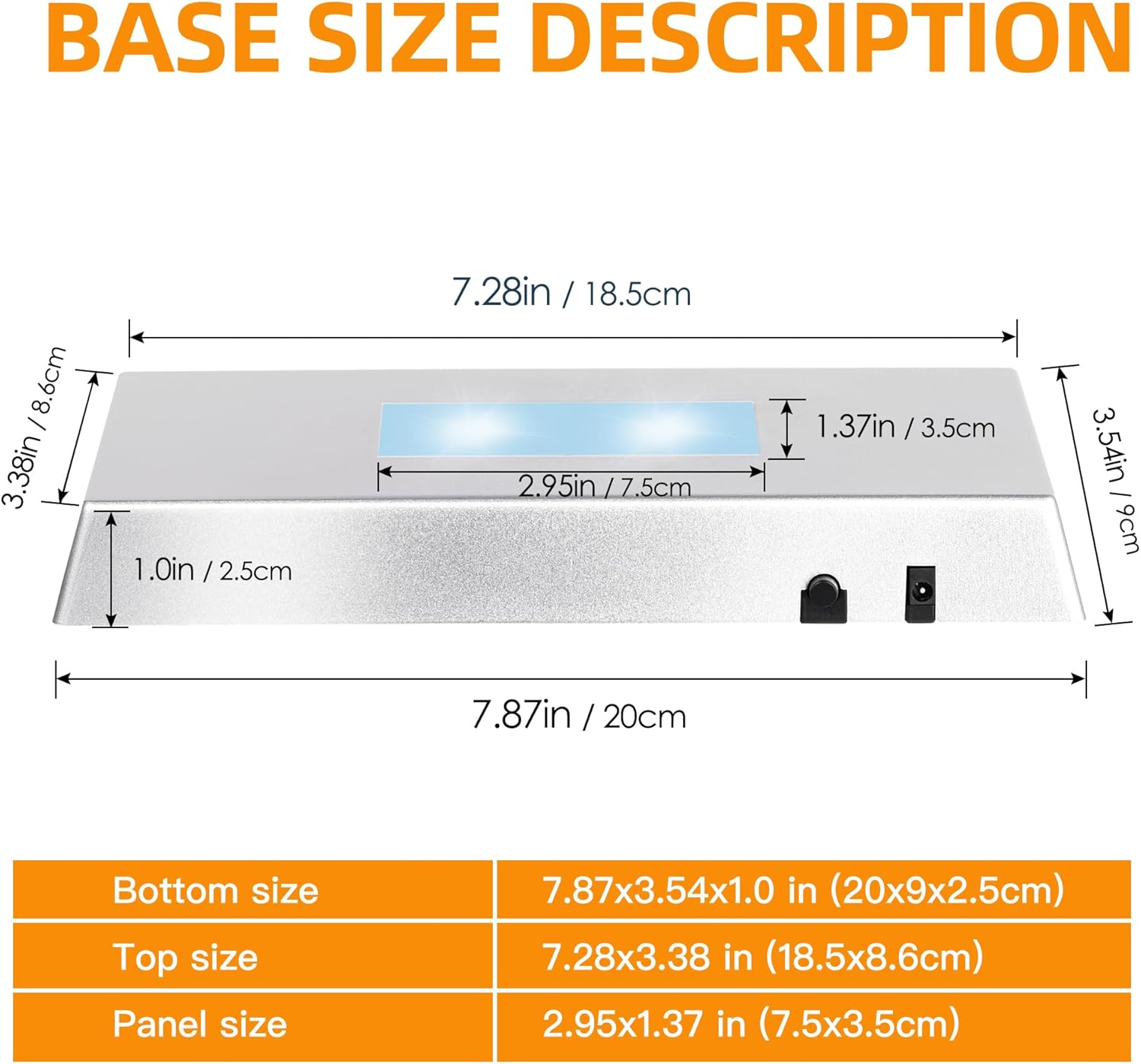 LED Light Base for 3D Crystal Keepsake