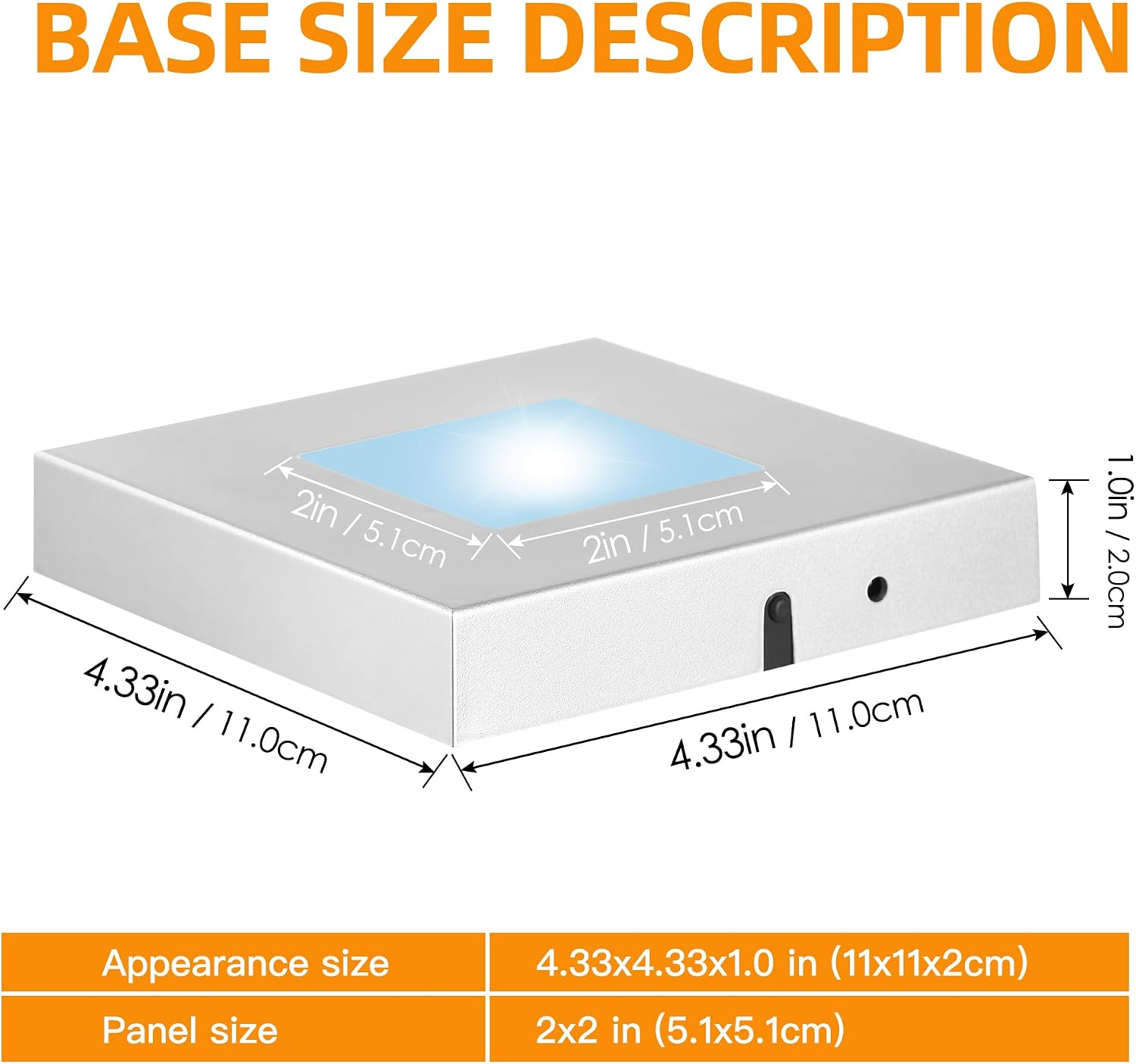 LED Light Base for 3D Crystal Keepsake