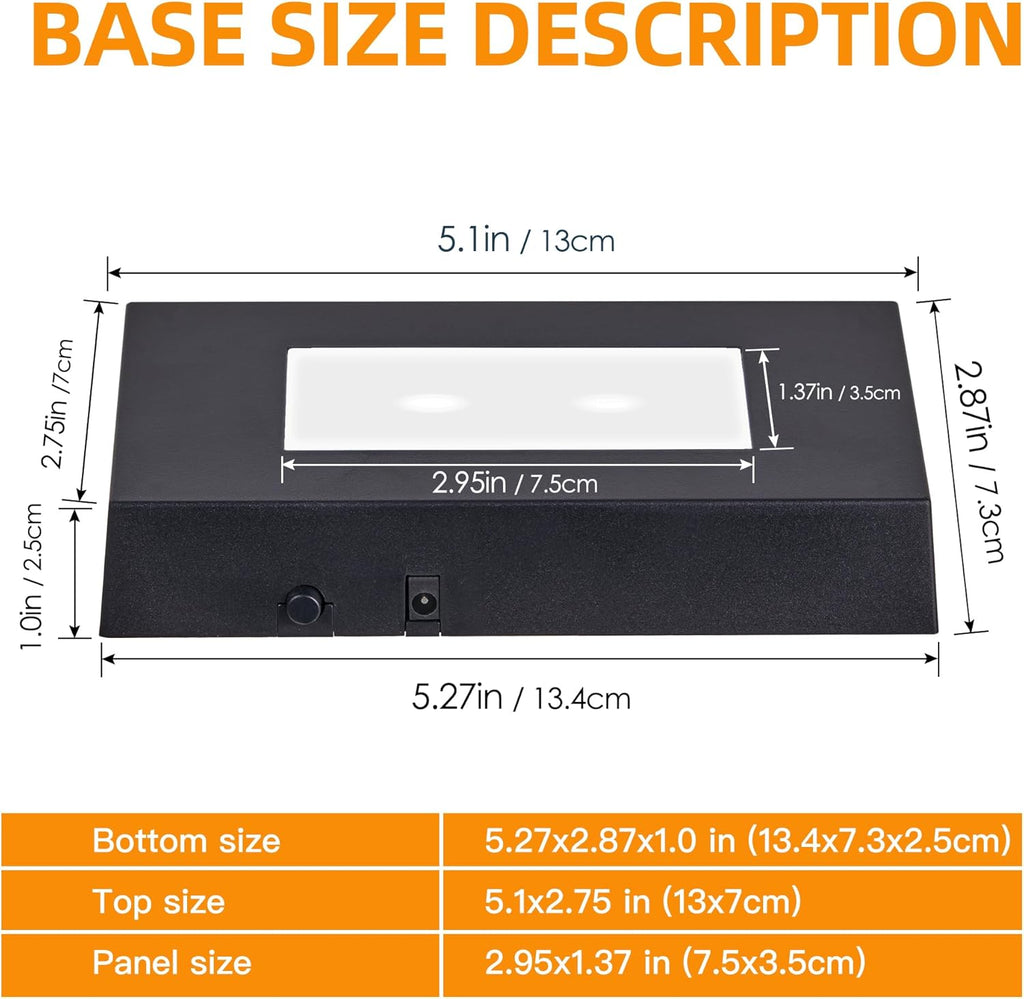 LED Light Base for 3D Crystal Keepsake