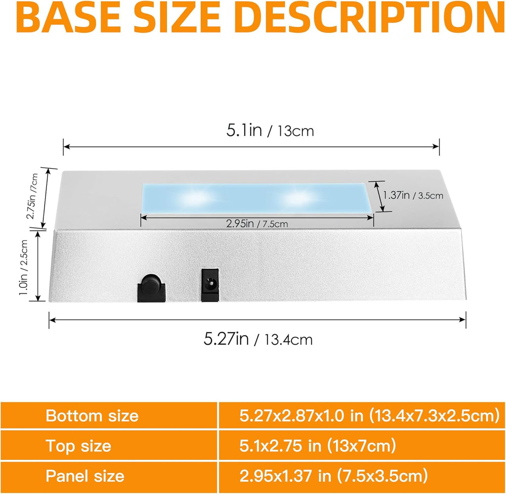 LED Light Base for 3D Crystal Keepsake
