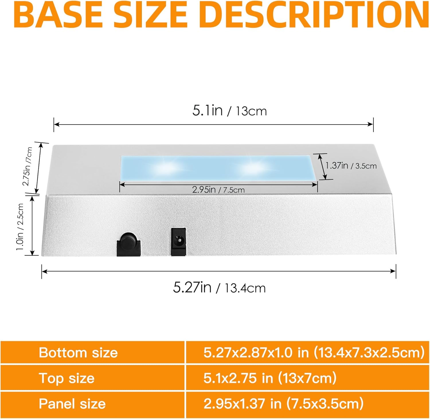 LED Light Base for 3D Crystal Keepsake