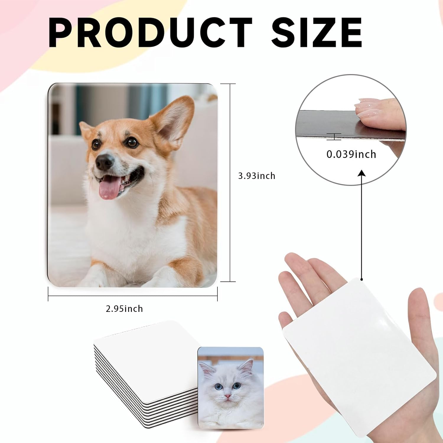 Custom Sublimation Magnets (Pack of 10)