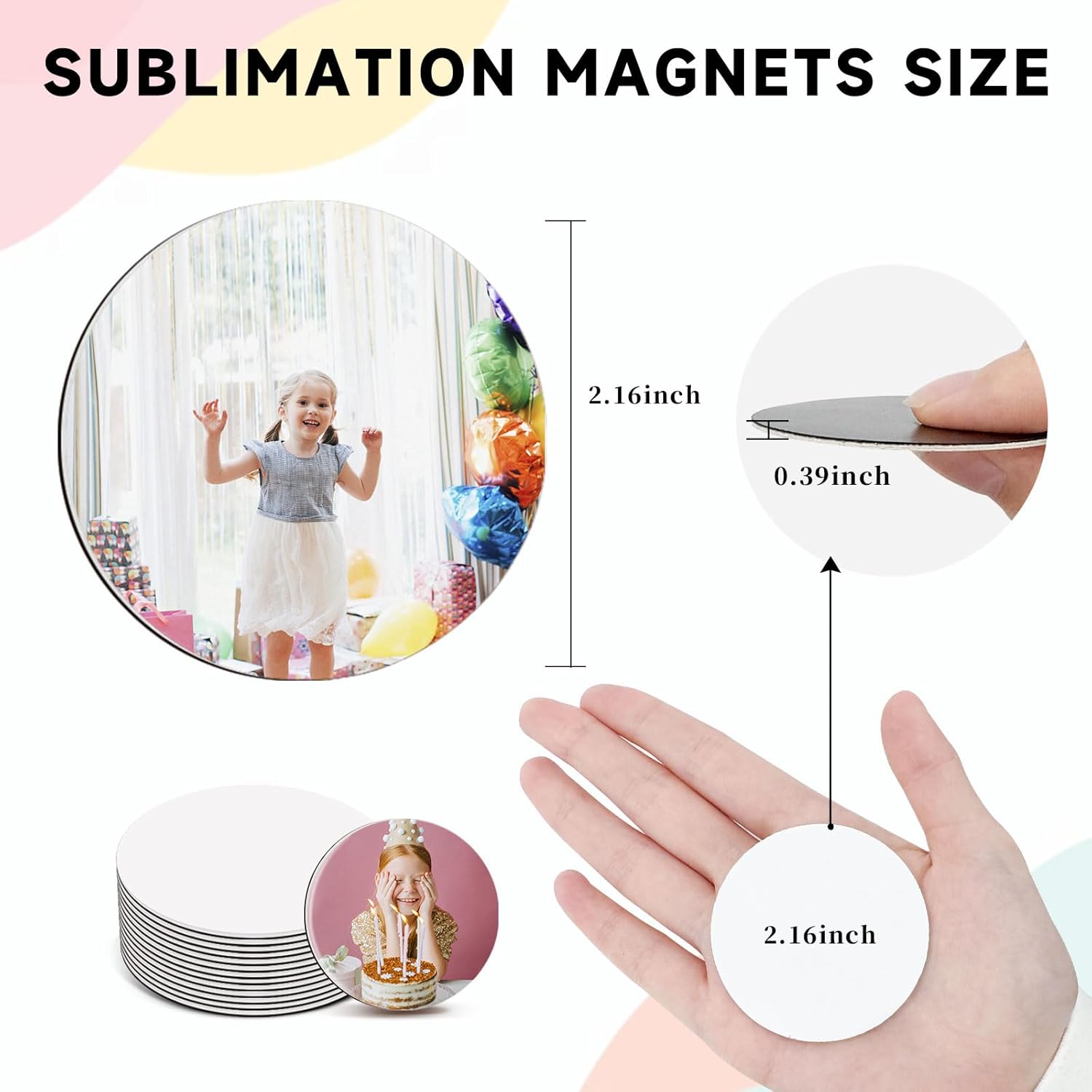 Custom Sublimation Magnets (Pack of 10)