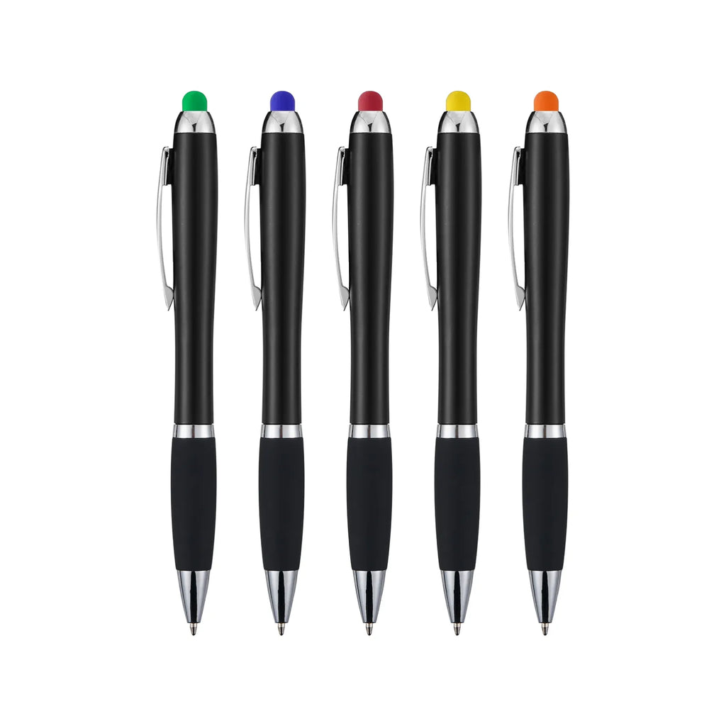 Custom Engraved LED Light-Up Stylus Pens — Pack of 5