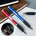 Custom Engraved LED Light-Up Stylus Pens (White Glow) — Pack of 5