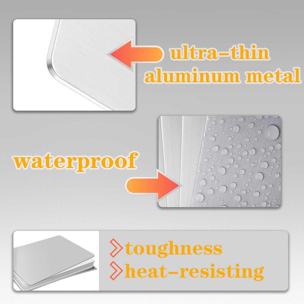Custom Sublimation Metal Business Cards (Pack of 50)
