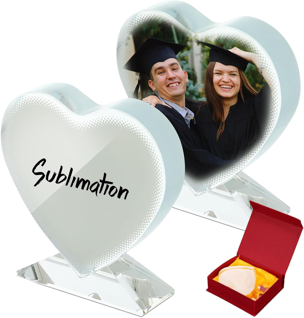 Custom Sublimation Crystal Photo Keepsake with Stand
