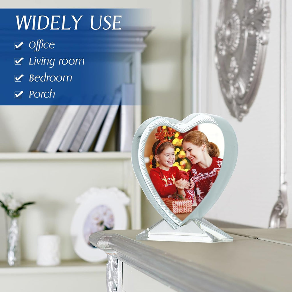 Custom Sublimation Crystal Photo Keepsake with Stand