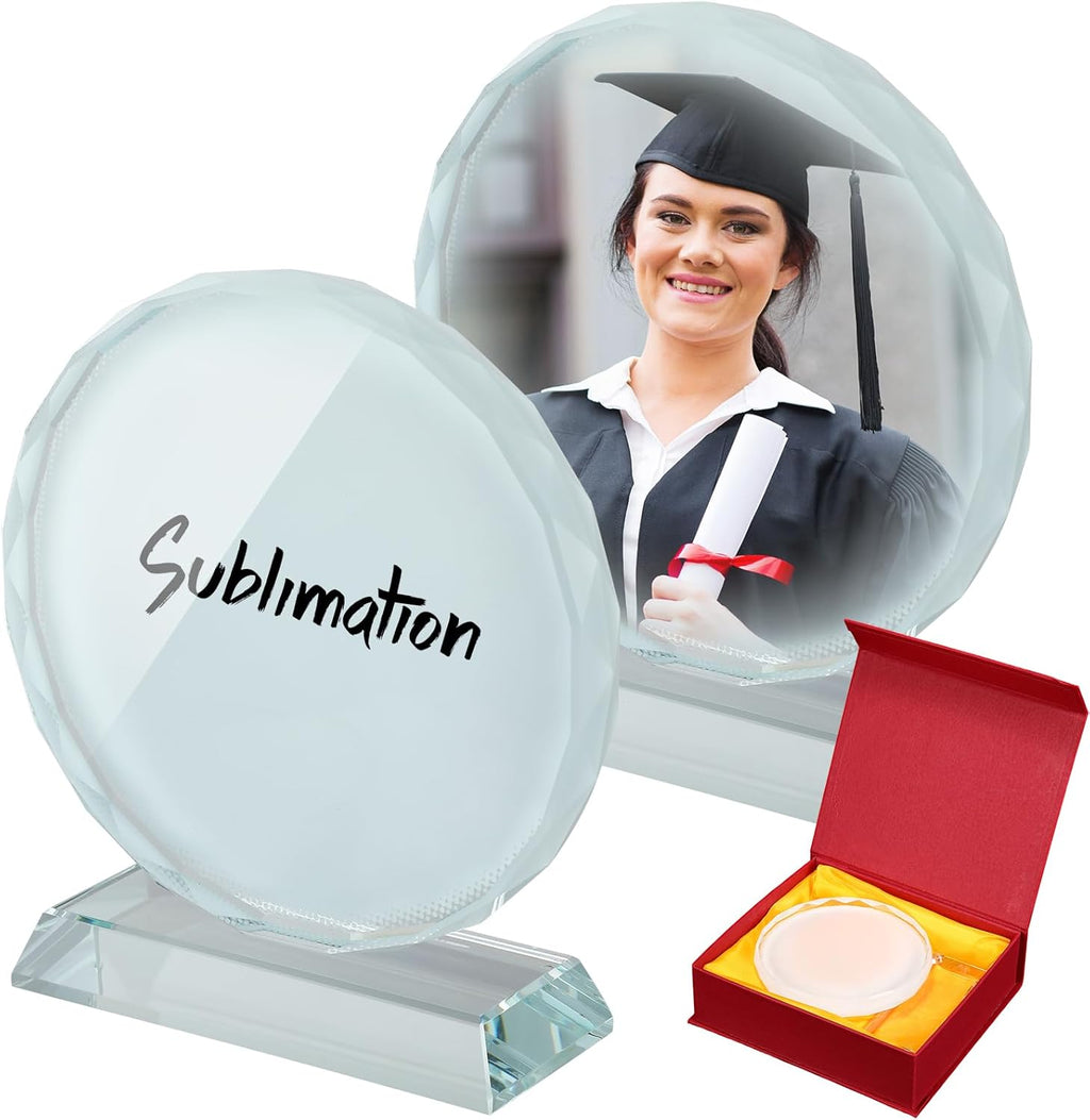 Custom Sublimation Crystal Photo Keepsake with Stand