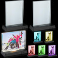 Custom Sublimation Crystal Photo Panel with LED Light Base