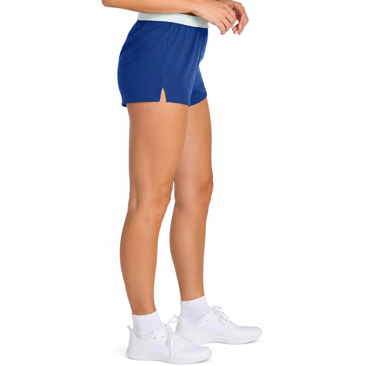 Women's Jersey Knit Squad Short - Side View