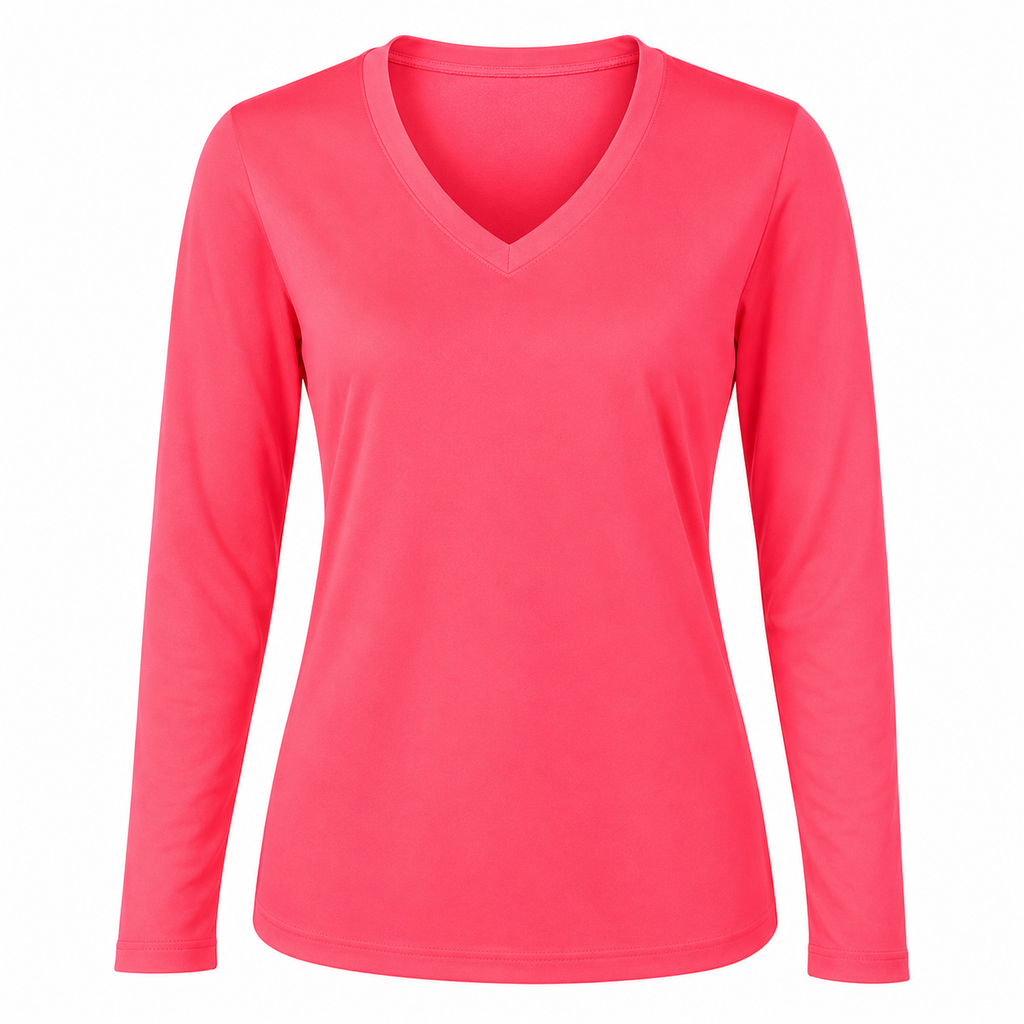 Women's Jersey Long Sleeve V-Neck