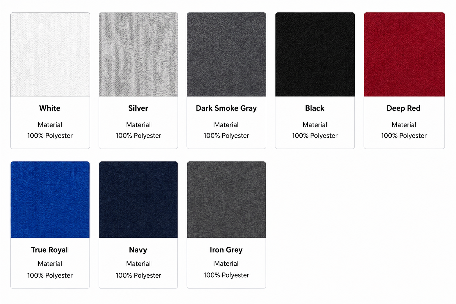 Women's Sport-Wick Fleece Full-Zip Jacket Color Swatches