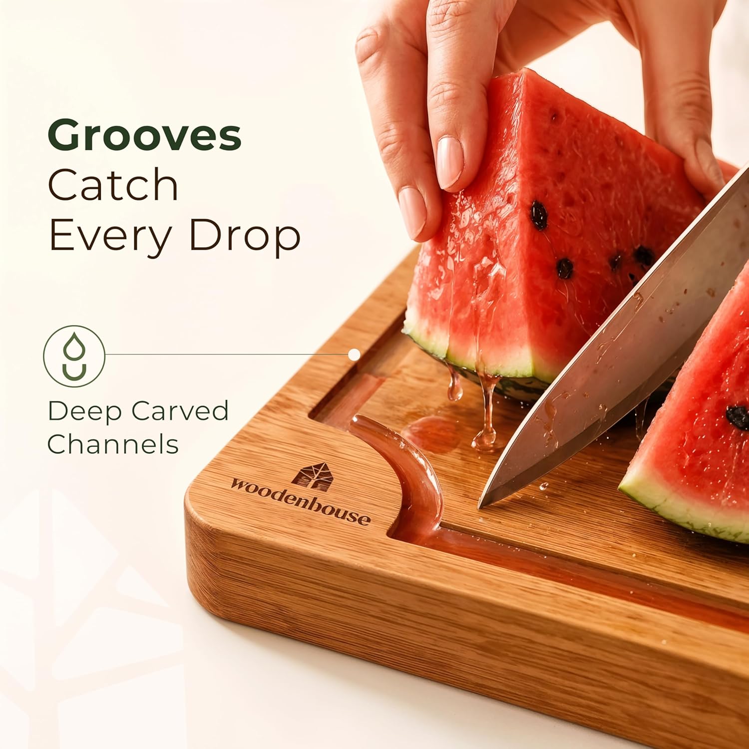 Custom Laser Engraved Bamboo Cutting Board Set (3-Piece)