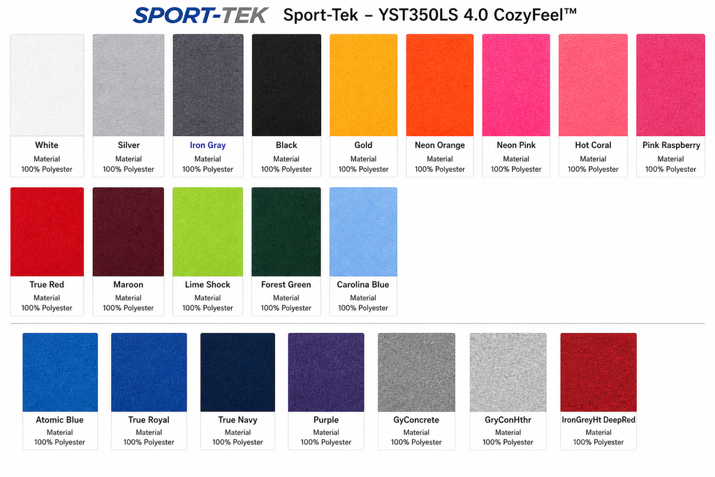 Sport-Tek Youth Jersey Long Sleeve (YST350LS)