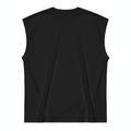 Black custom sleeveless shirt mockup