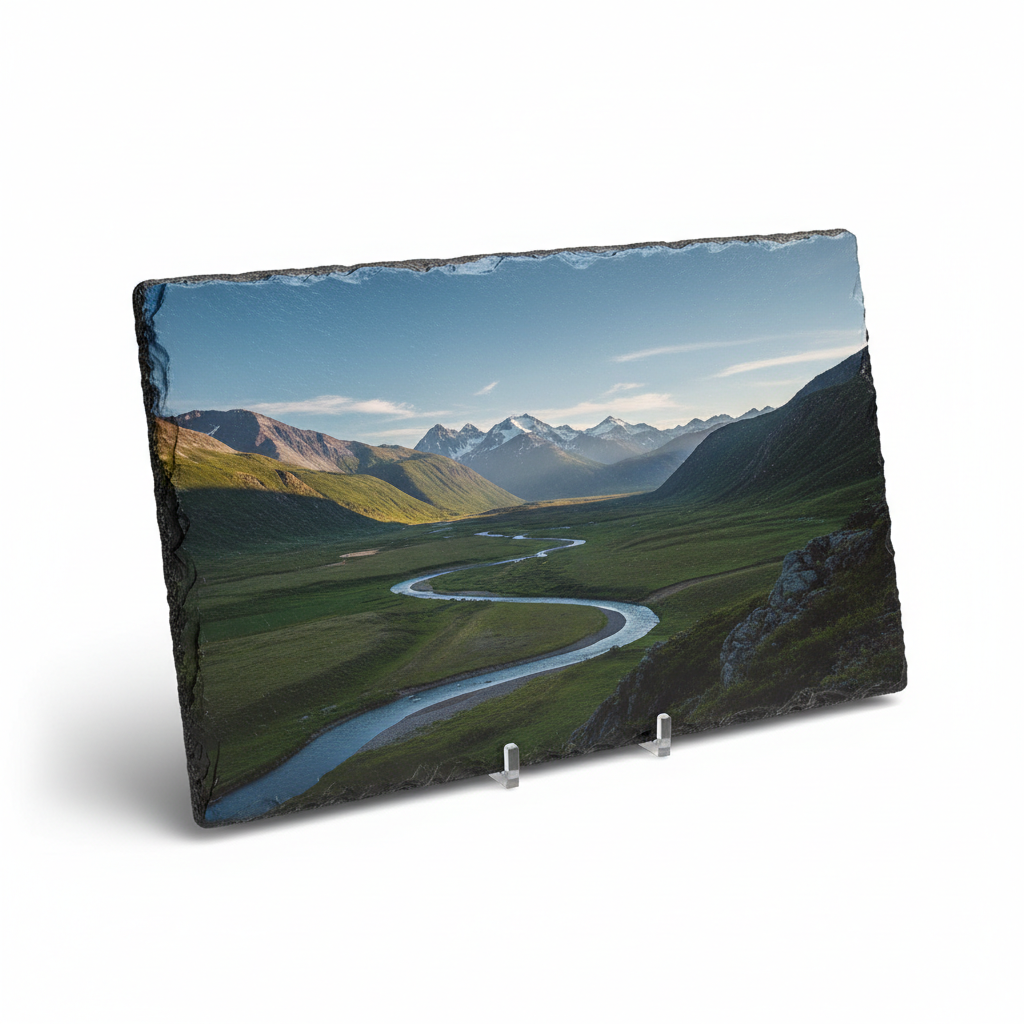 Custom photo slate sublimation print mockup